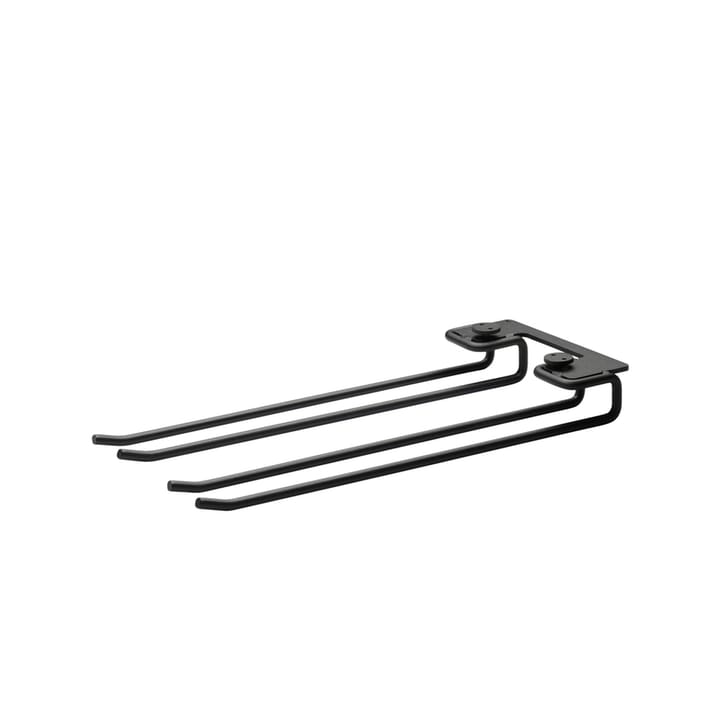 String handdoekenrek 2-pack - zwart, 30cm - String