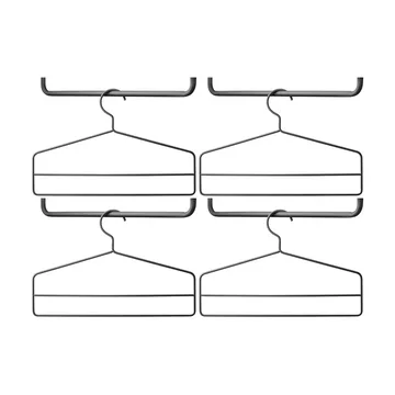 String hanger 4-pack - Zwart - String