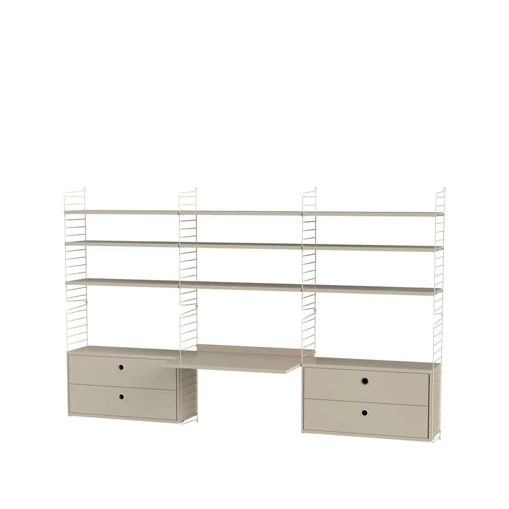 String kantoor beige - Combinatie F String