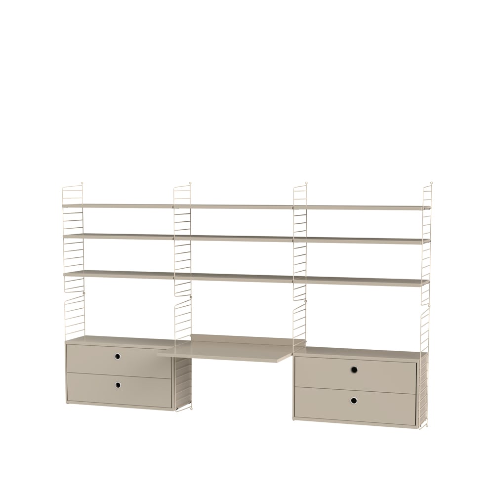 String kantoor beige - Combinatie F | Scandinavisch Interieur | Beige