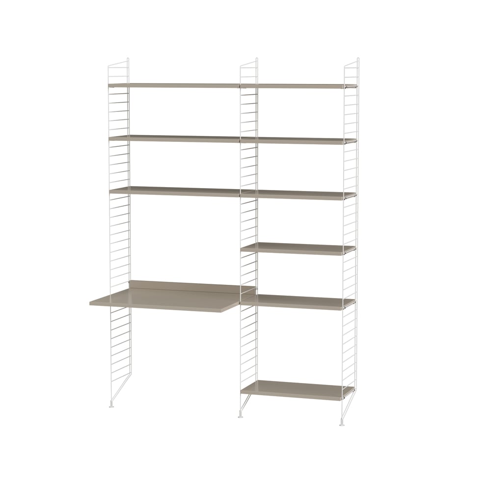 String kantoor beige & wit - Combinatie B | Scandinavisch Interieur | Beige