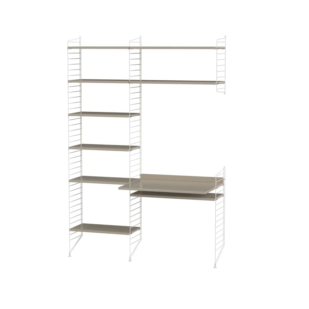 String kantoor beige & wit - Combinatie G,  String