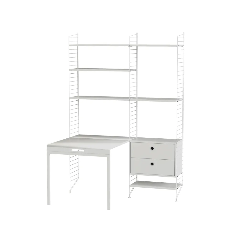String kantoor combinatie E - wit,  String