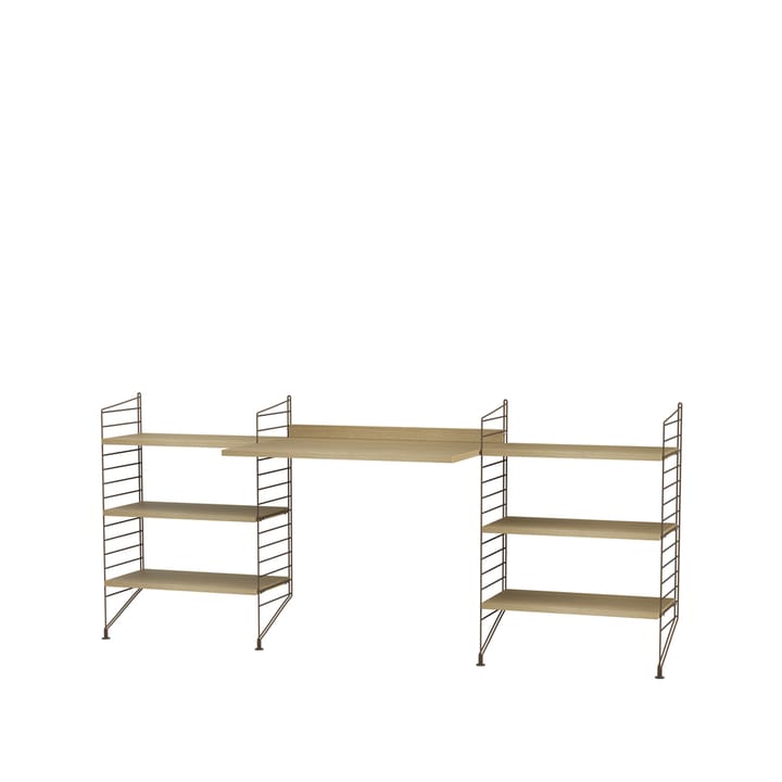 String kantoor eik & bruin - Combinatie D - undefined - String