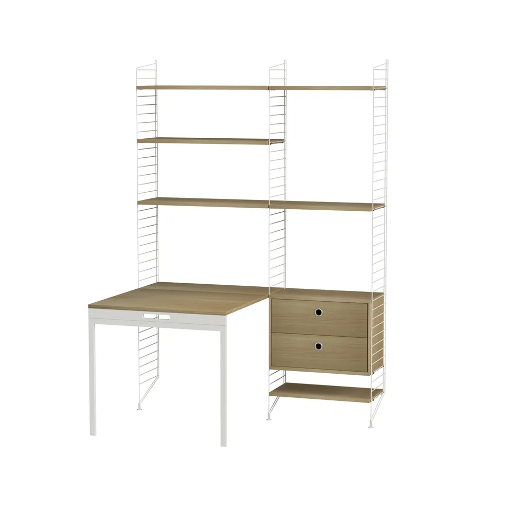 String kantoor eik & wit - Combinatie E,  String