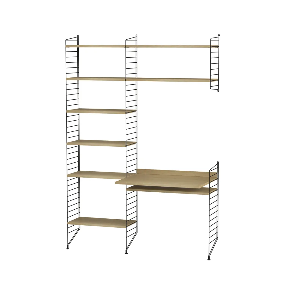 String kantoor eik & zwart - Combinatie G | Scandinavisch Interieur | Beige