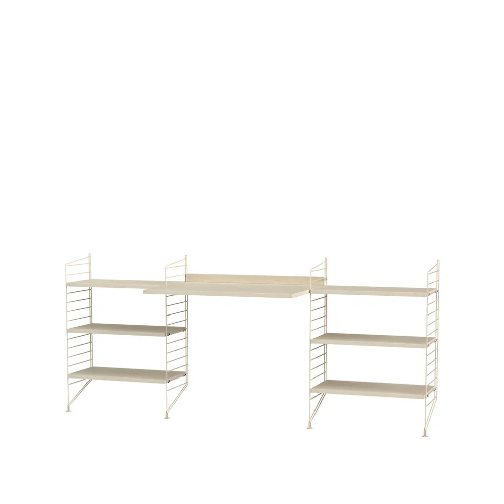 String kantoor essenhout & beige - Combinatie D,  String