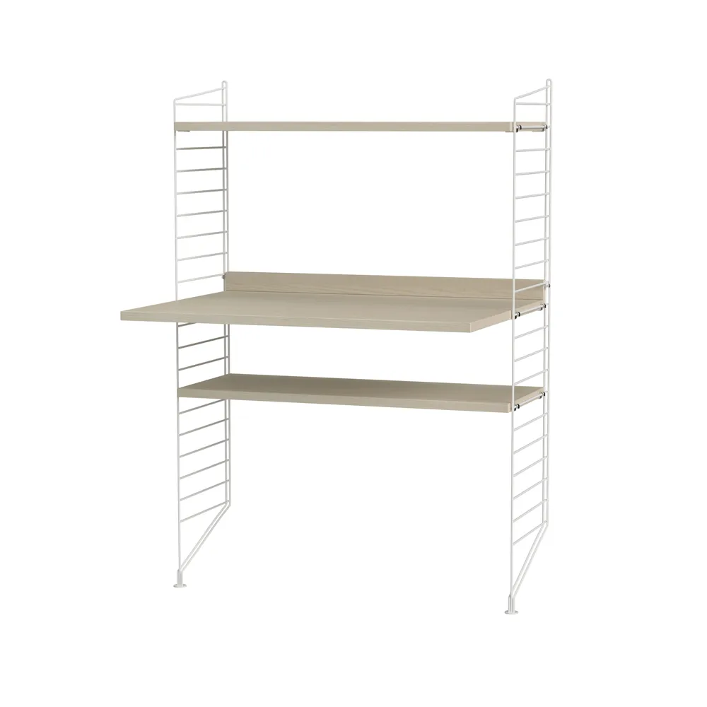 String kantoor essenhout & wit - Combinatie H,  String