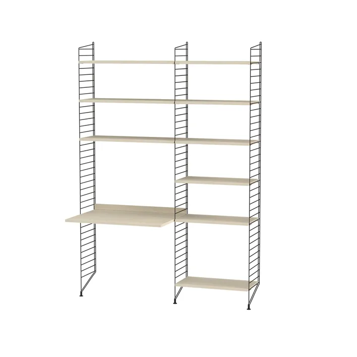 String kantoor essenhout & zwart - Combinatie B - String