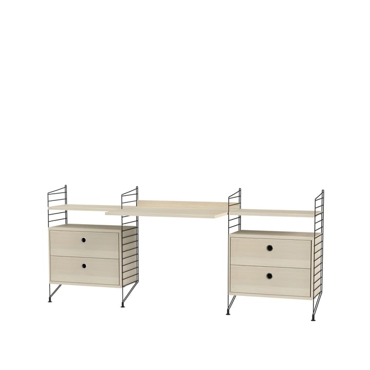 String kantoor essenhout & zwart - Combinatie C - undefined - String