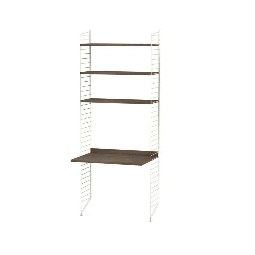 String kantoor walnoot & beige - Combinatie A,  String
