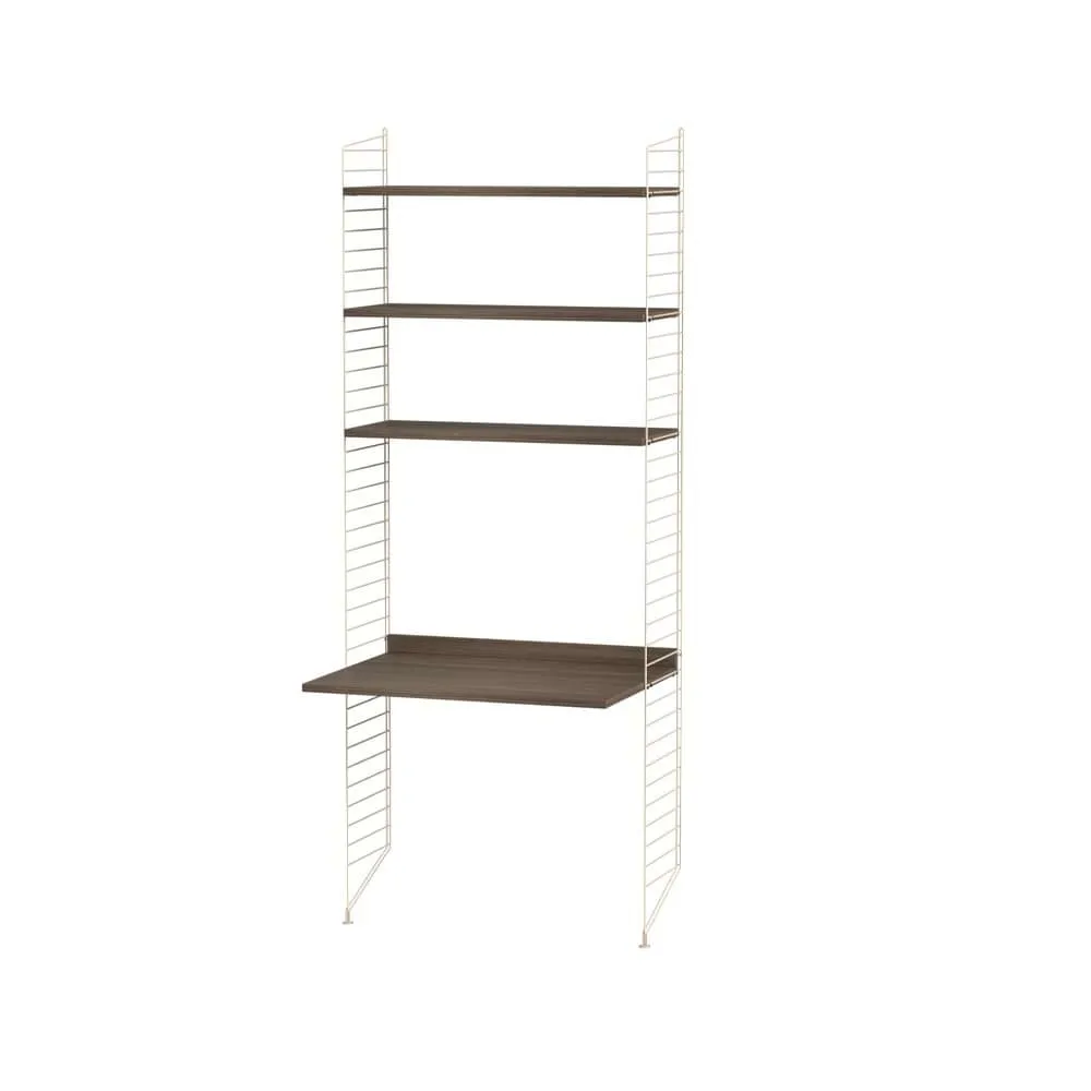 String kantoor walnoot & beige - Combinatie A String