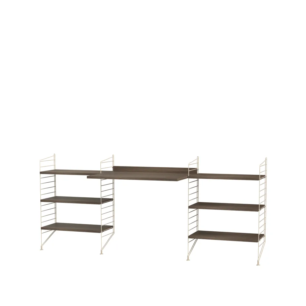 String kantoor walnoot & beige - Combinatie D,  String