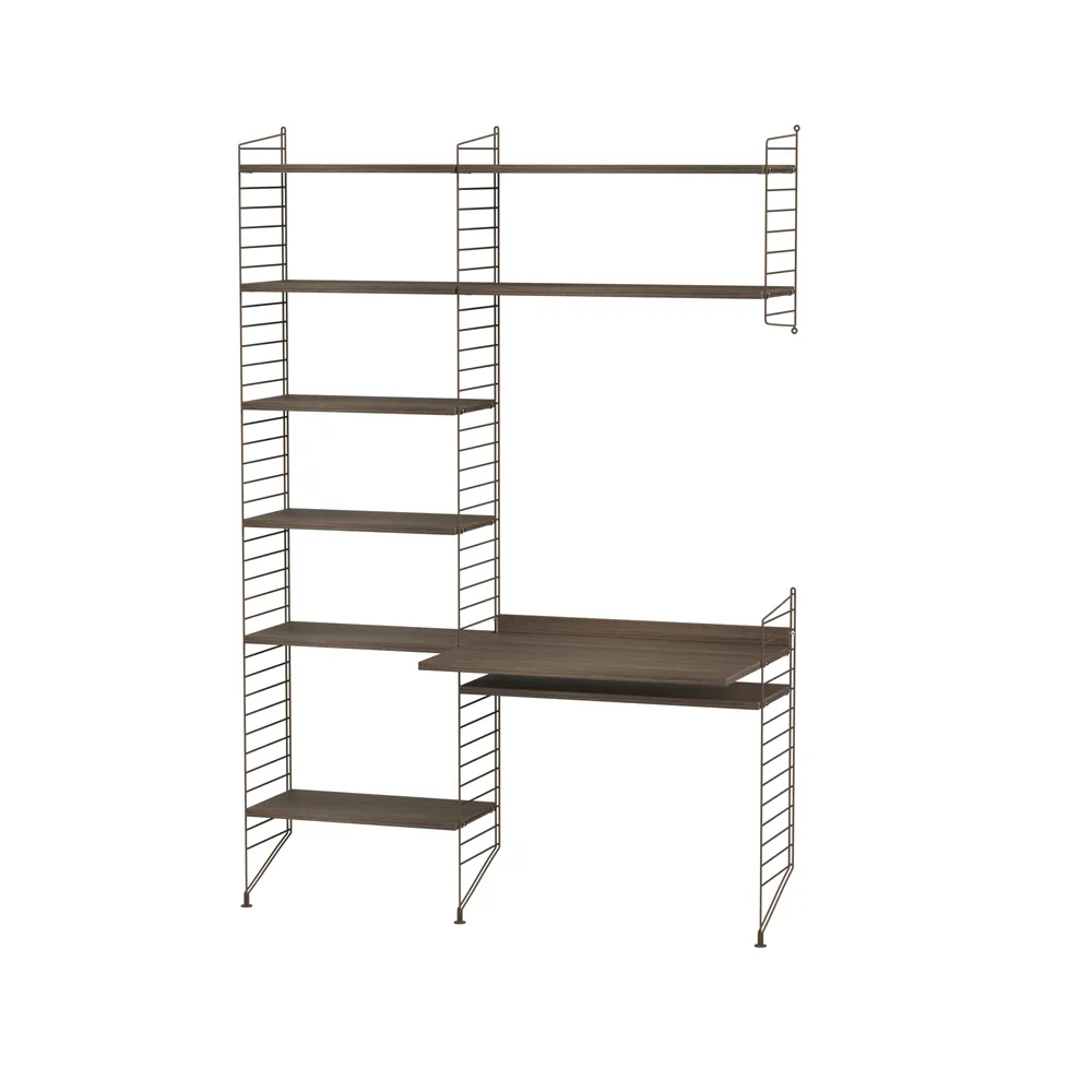 String kantoor walnoot & bruin - Combinatie G,  String