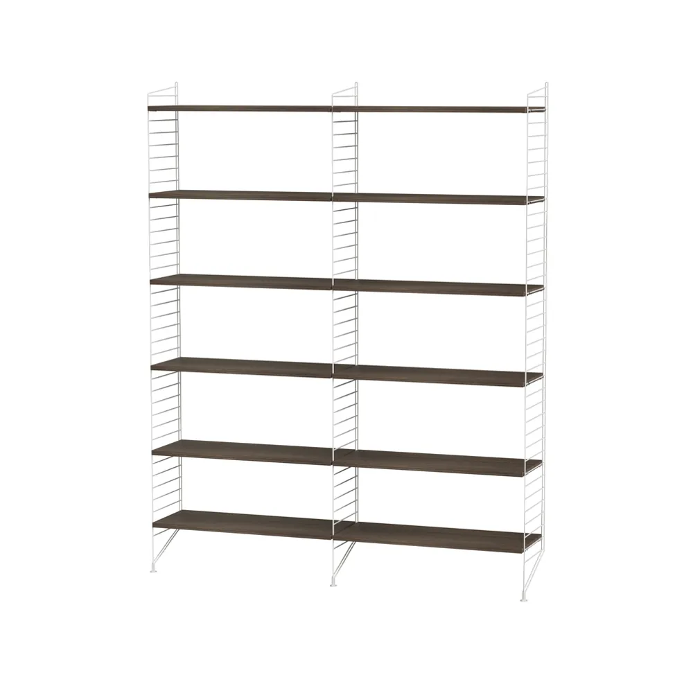 String kantoor walnoot & wit - Combinatie A,  String