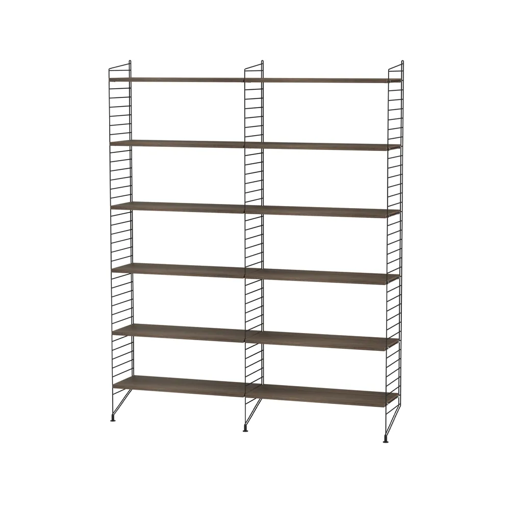 String kantoor walnoot & zwart - Combinatie A,  String