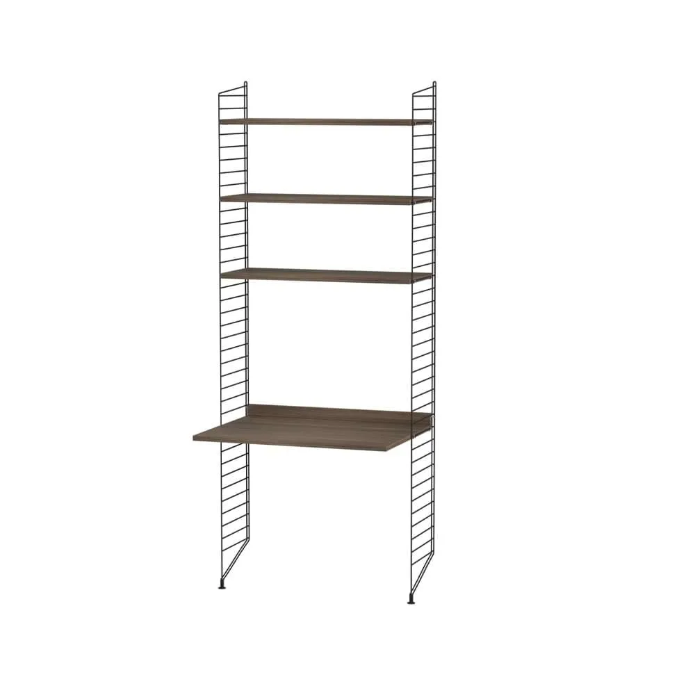 String kantoor walnoot & zwart - Combinatie A String