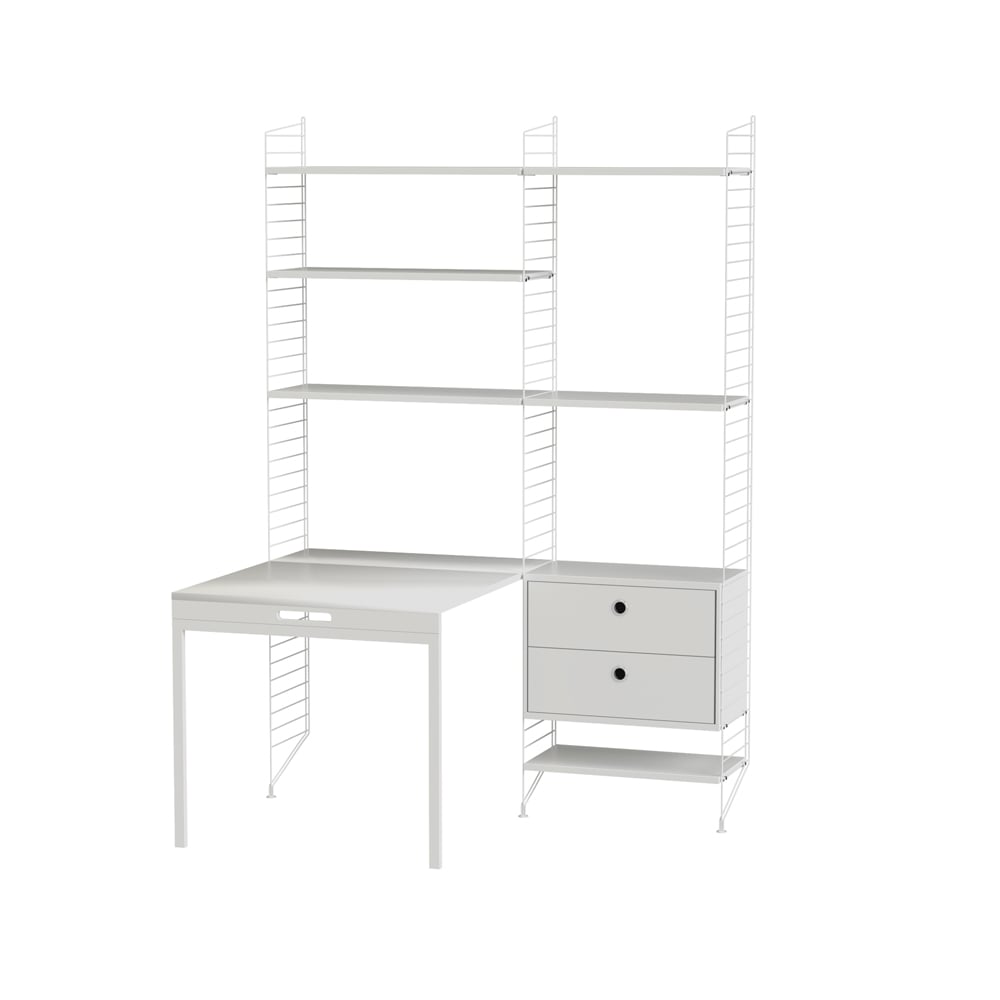 String kantoor wit - Combinatie E | Scandinavisch Interieur | Wit