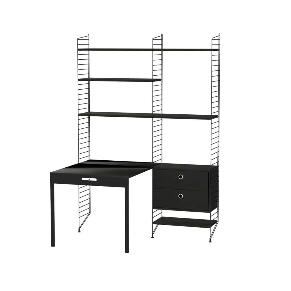 String kantoor zwart - Combinatie E String