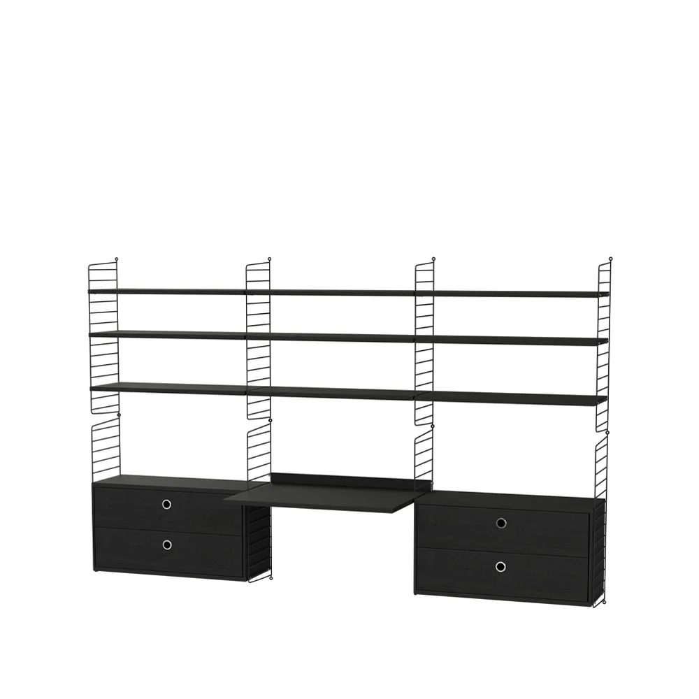 String kantoor zwart - Combinatie F,  String