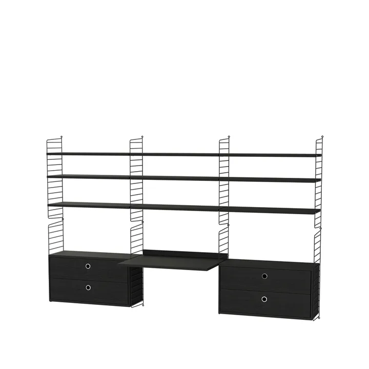 String kantoor zwart - Combinatie F - String