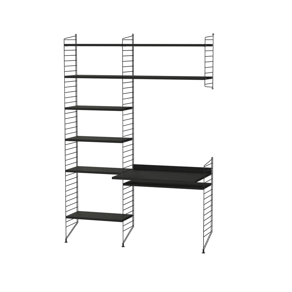 String kantoor zwart - Combinatie G | Scandinavisch Interieur | Zwart