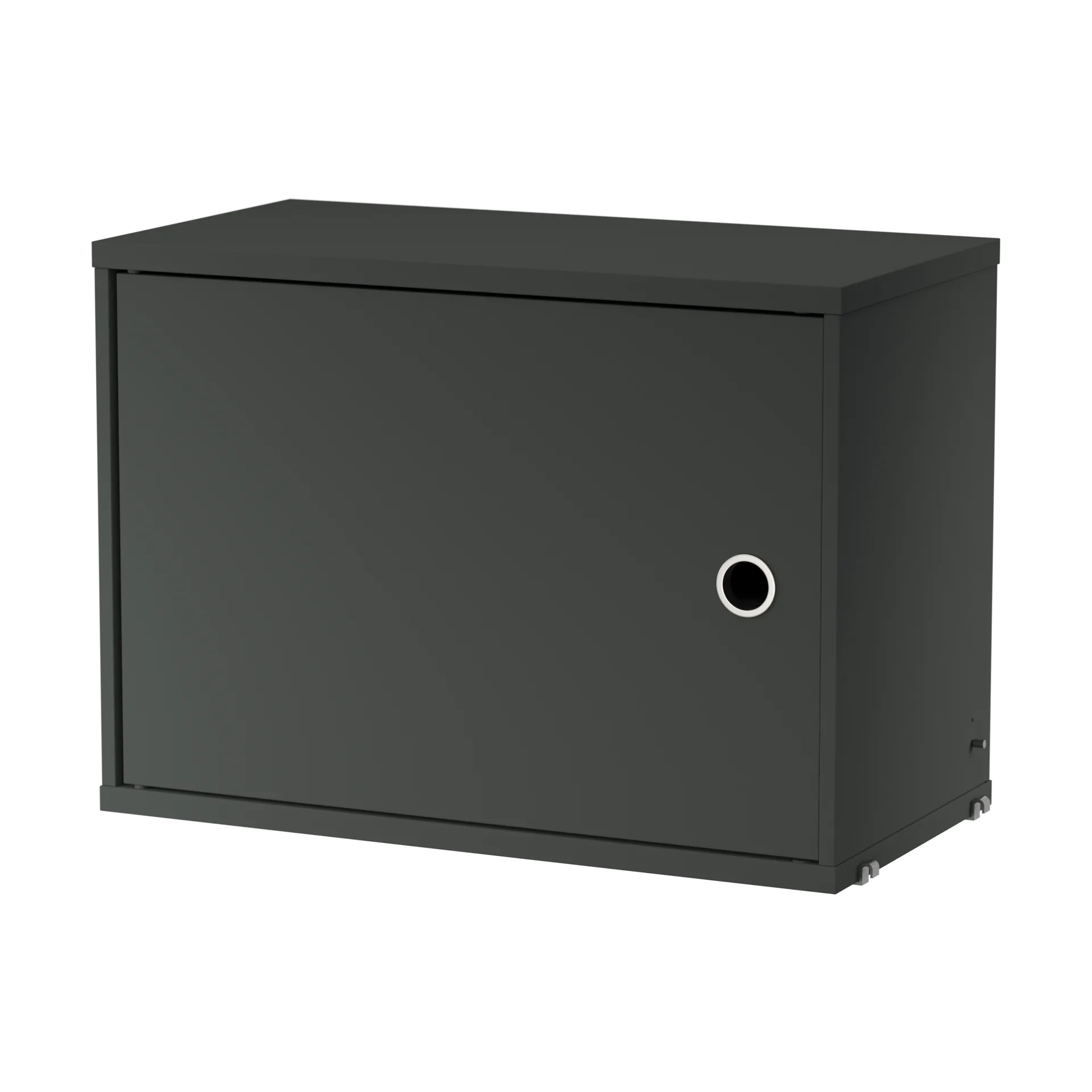 String kast met deur, Donkergrijs String