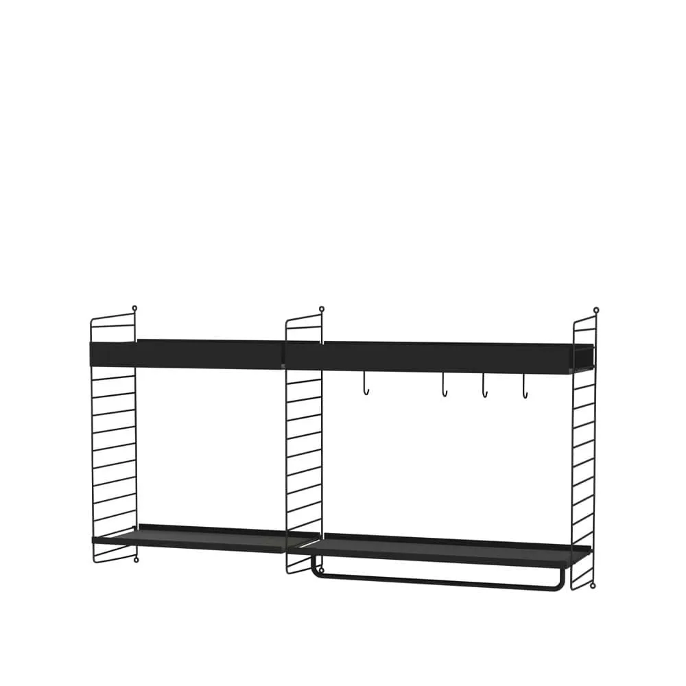 String keuken zwart - Combinatie A String