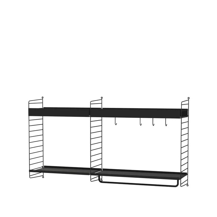 String keuken zwart - Combinatie A - String