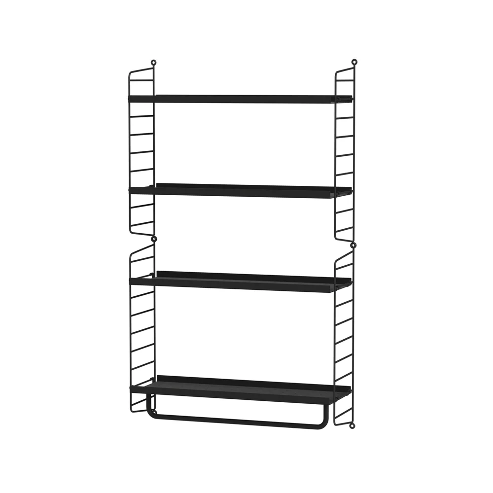 String keuken zwart - Combinatie D,  String