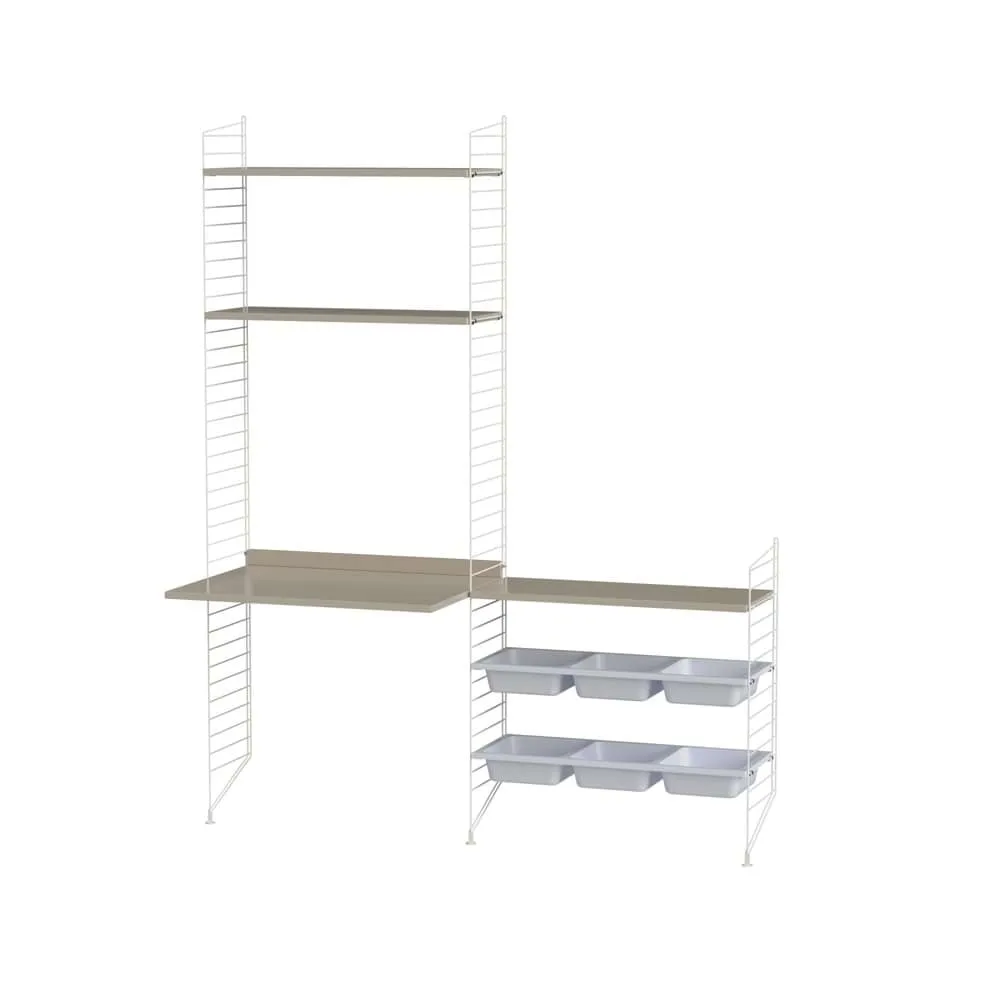String kinderkamer beige & wit - Combinatie E String