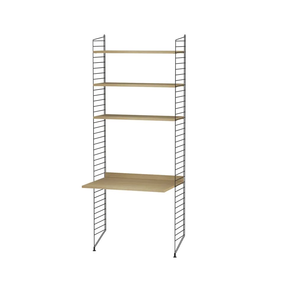 String kinderkamer eik & zwart - Combinatie C,  String