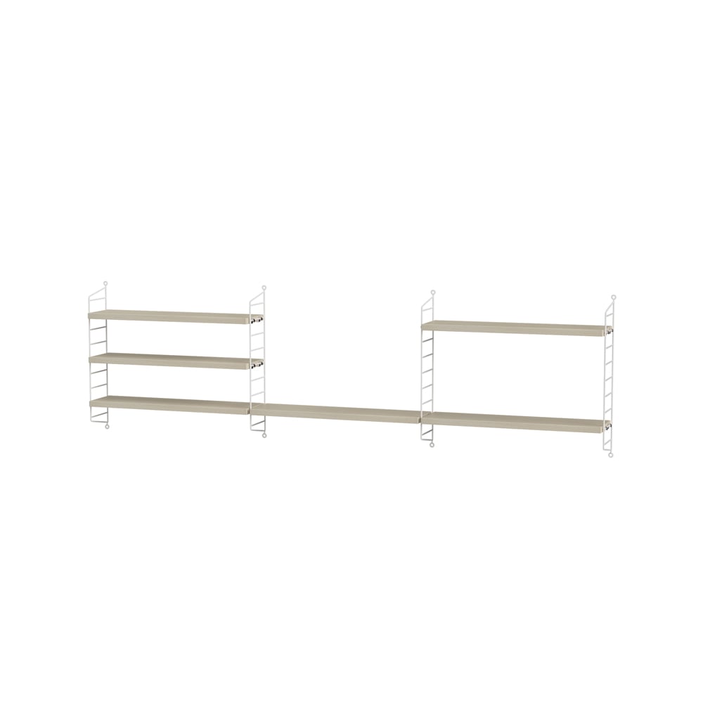 String kinderkamer essenhout & wit - Combinatie H essen-wit
