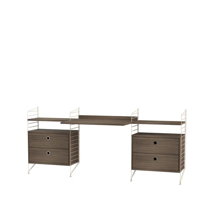 String kinderkamer walnoot & beige - Combinatie C - String