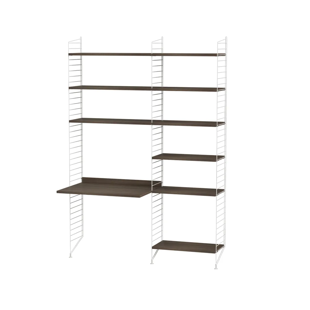 String kinderkamer walnoot & wit - Combinatie D String