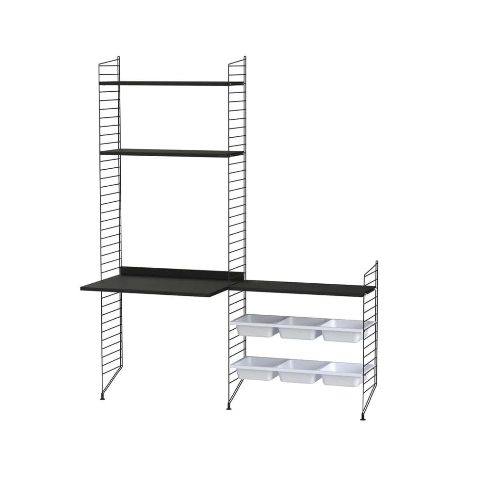 String kinderkamer zwart - Combinatie E String
