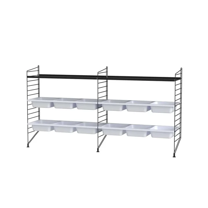 String kinderkamer zwart - Combinatie F - String