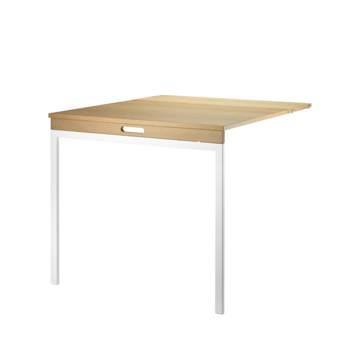 String klaptafel - Eik-witte metalen poten - String