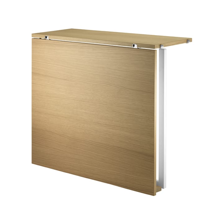 String klaptafel, Walnoot-witte metalen poten String