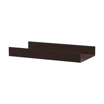 String metalen plank - Donkerbruin, 58x30 cm, hoge rand - String
