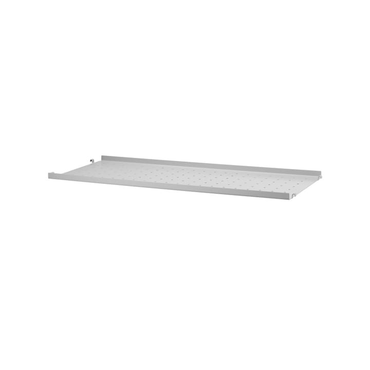 String metalen plank - grijs, 78x30 cm, lage rand - String