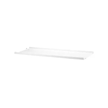 String metalen plank - wit, 78x20 cm, lage rand - String