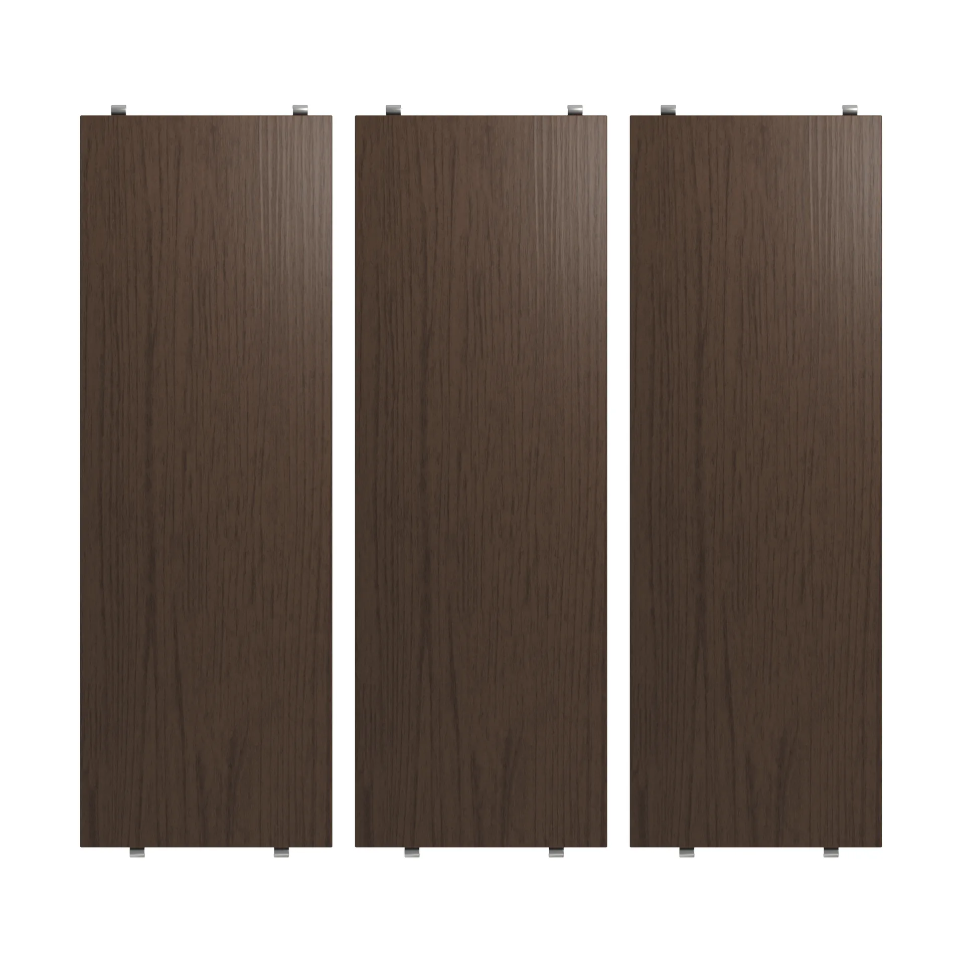 String plank, Donker eiken, 58x20 cm, 3-pack String