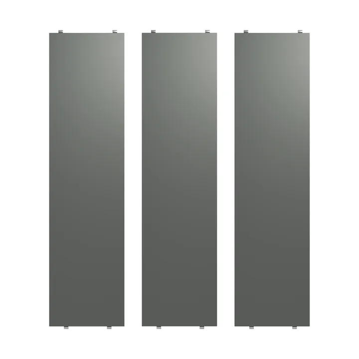String plank - Donkergrijs, 78x20 cm, 3-pack - String