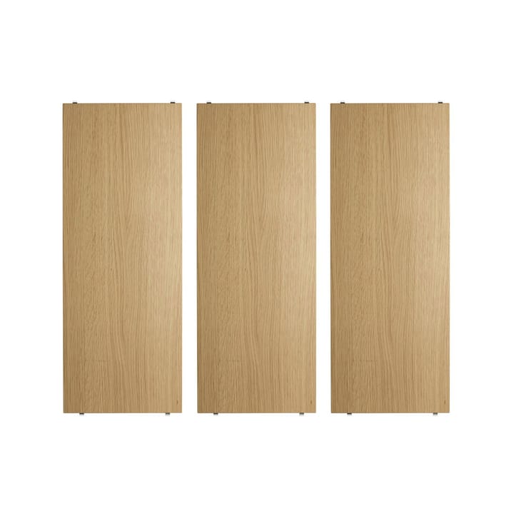 String plank - eik, 78x30 cm, 3-pack - String