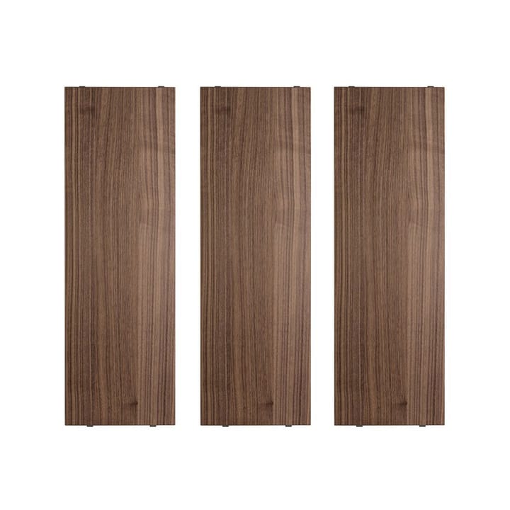 String plank - walnoot, 58x20 cm, 3-pack - String