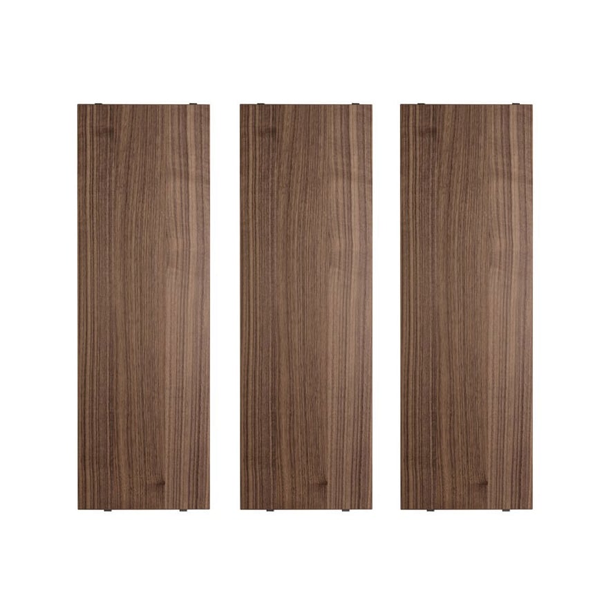 String String plank walnoot, 58x20 cm, 3-pack