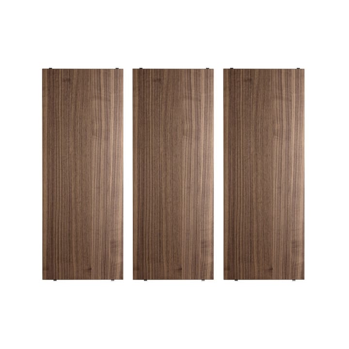 String plank - walnoot, 78x30 cm, 3-pack - String