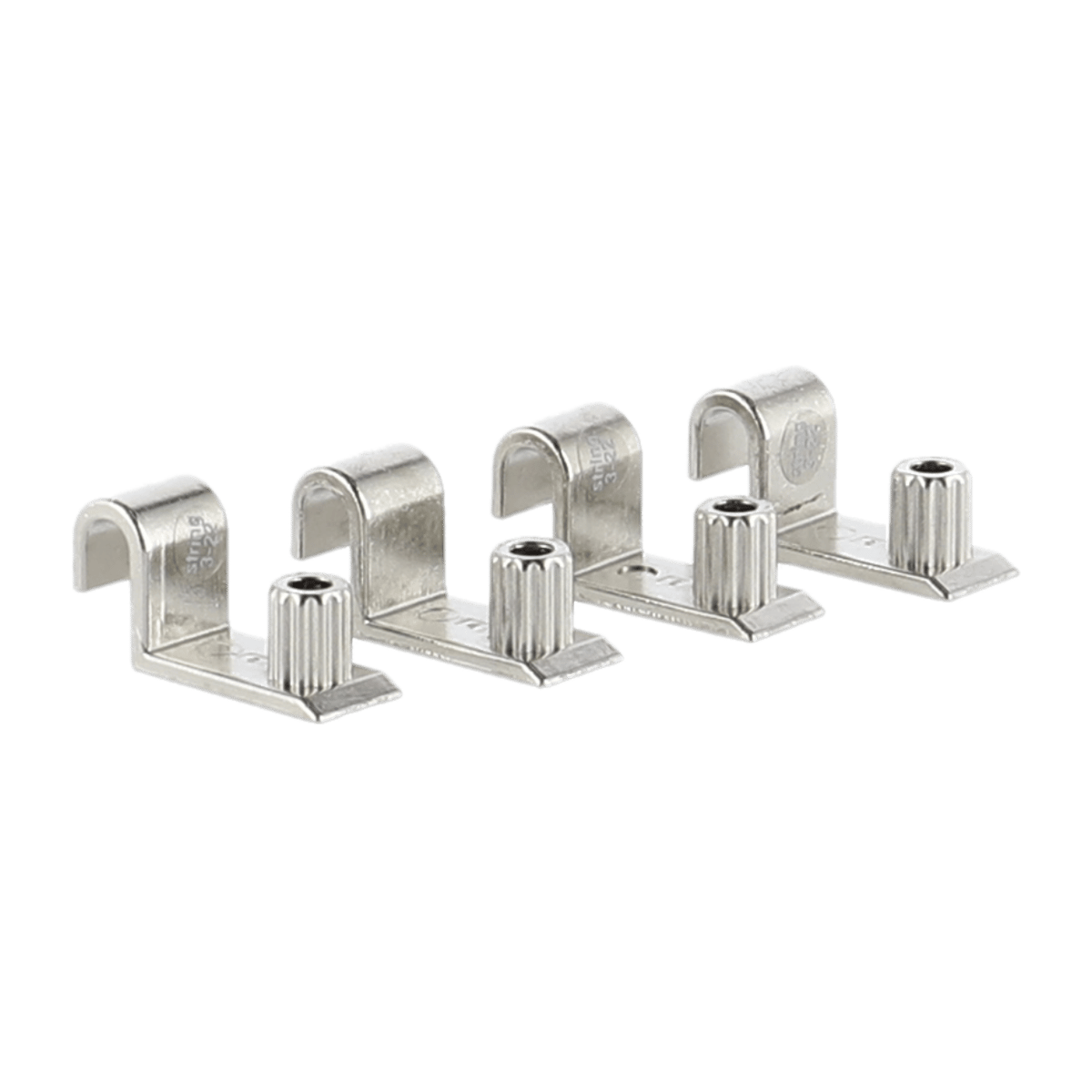 String plankdrager 4-pack Metaal | Scandinavisch Interieur | Zilverkleurig
