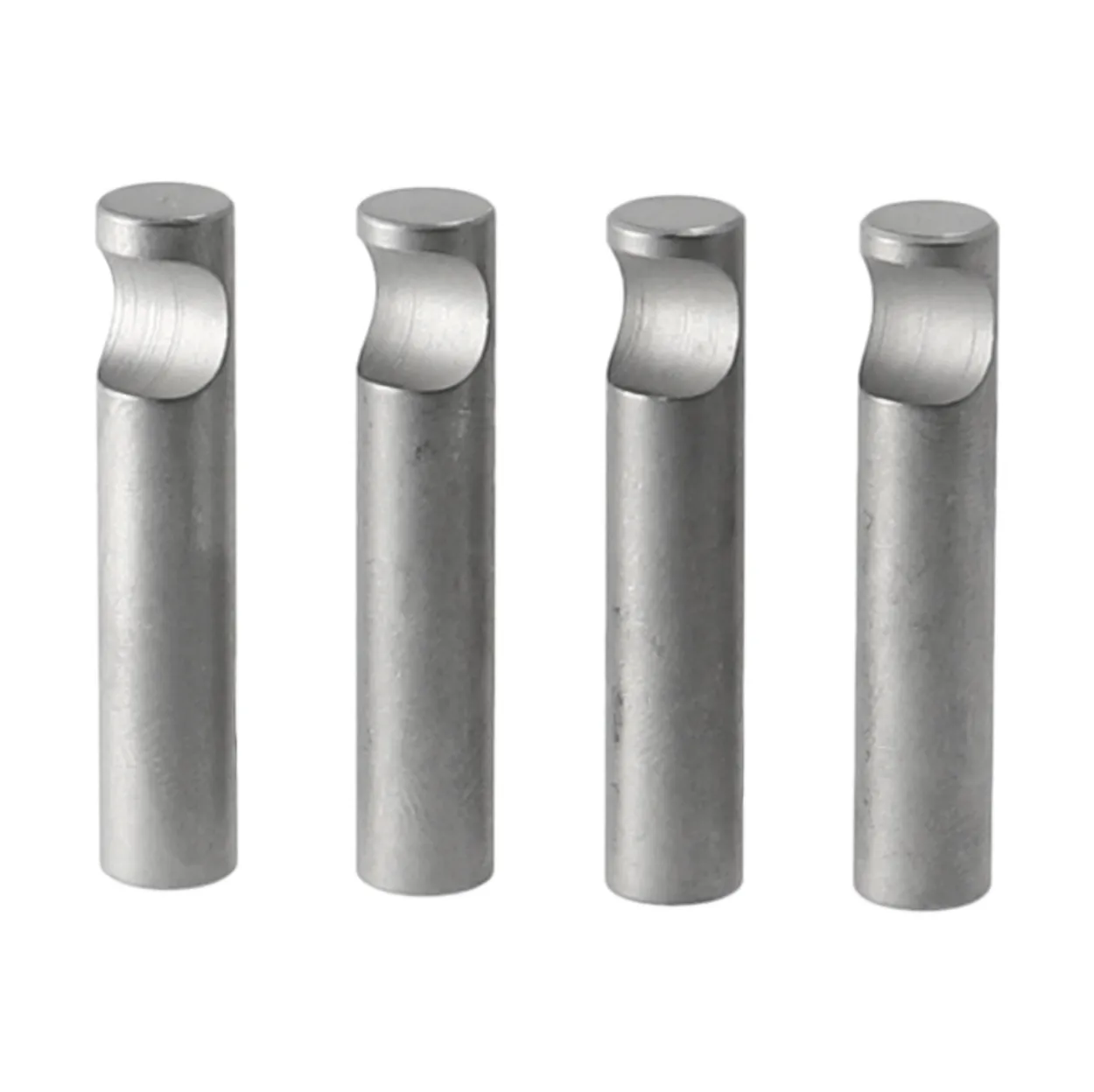 String plankdragers tijdschriftenplank hout reserveonderdeel 4-pack Zilver